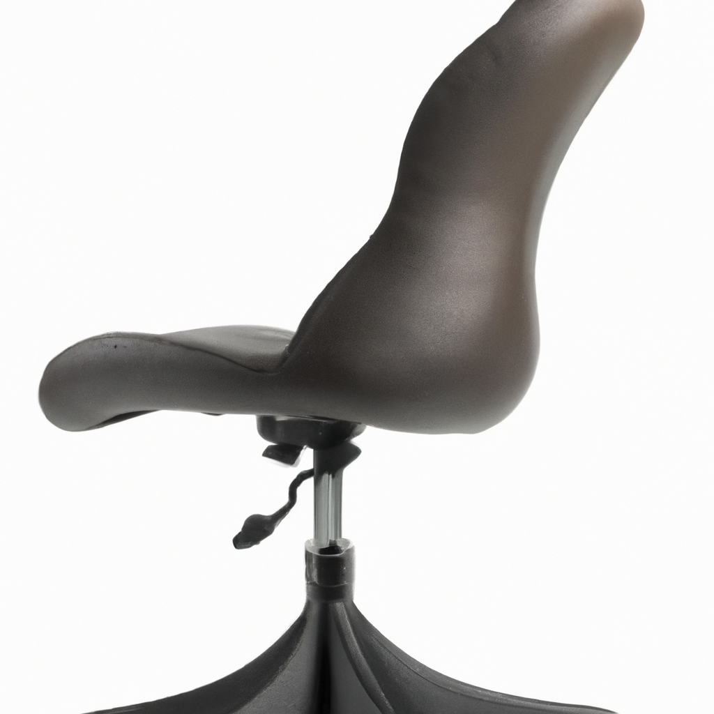 Ergonomic saddle chair